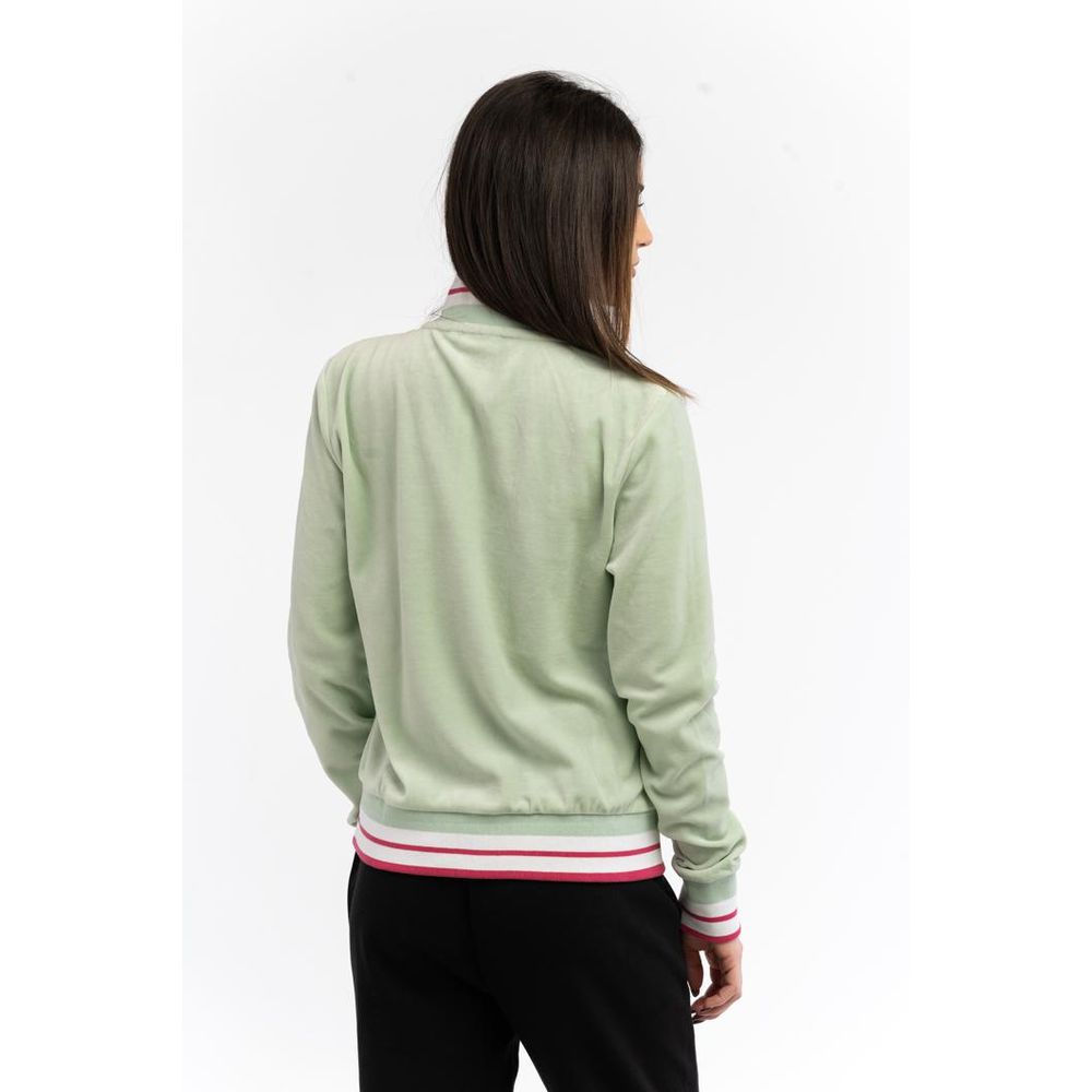 Fila Cotton-Blend Sweatshirt – Green/White