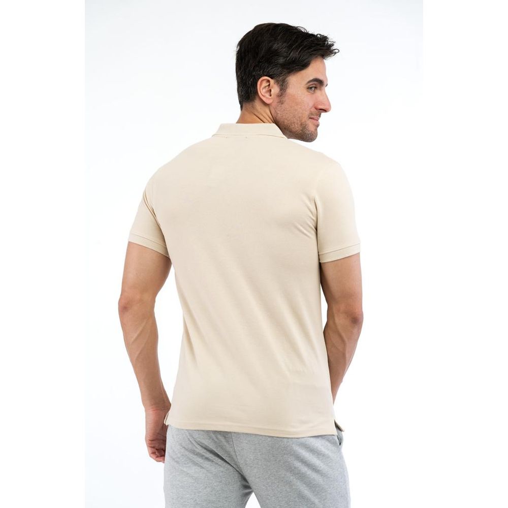Cavalli Class Cotton Polo Shirt – Sand Beige