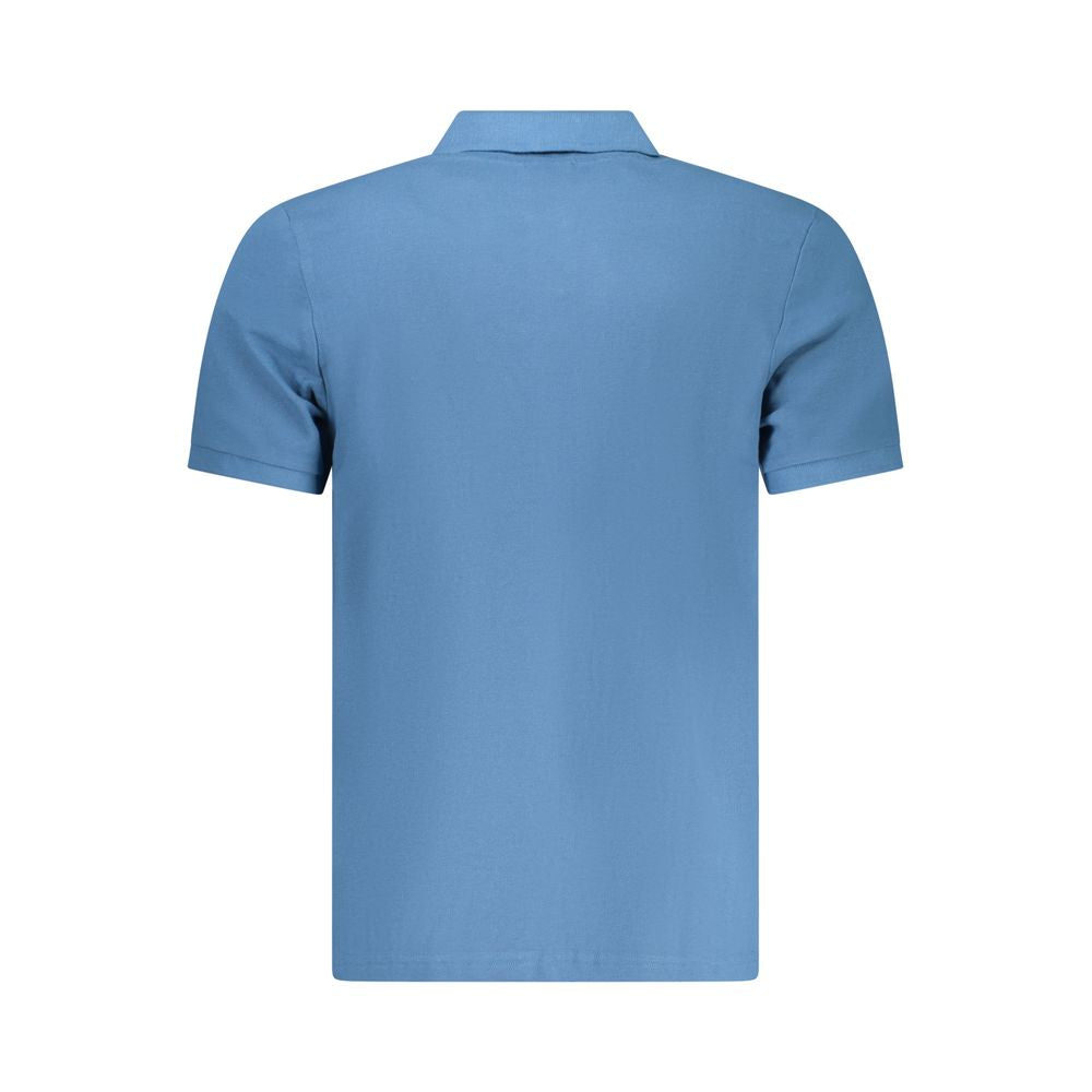 North Sails Blue Cotton Men Polo Shirt
