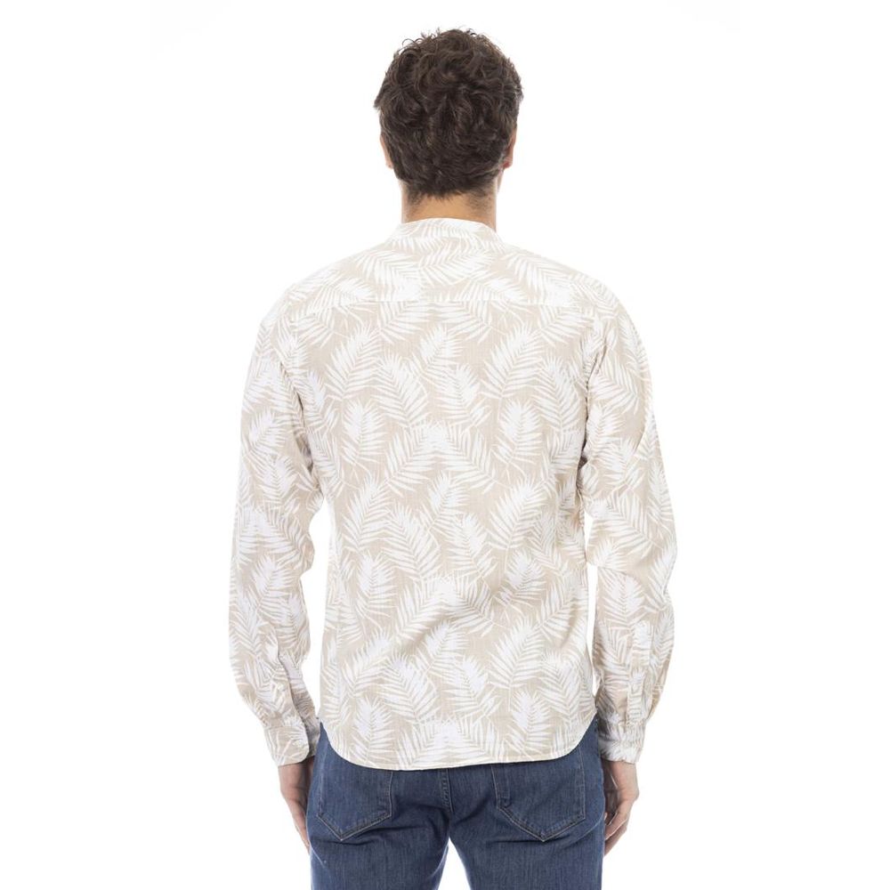 Baldinini Trend Cotton Long-Sleeve T-Shirt – Sand