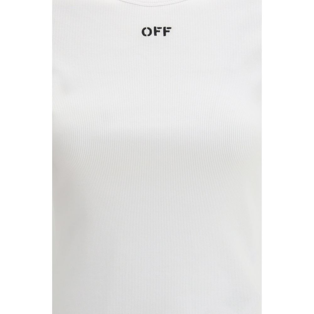 Off-White White Cotton T-Shirt