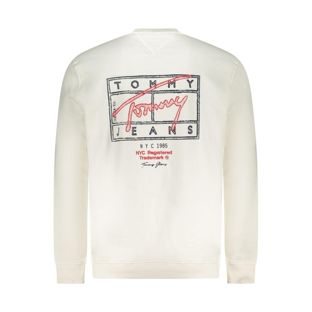 Tommy Hilfiger White Cotton Men's Sweatshirt