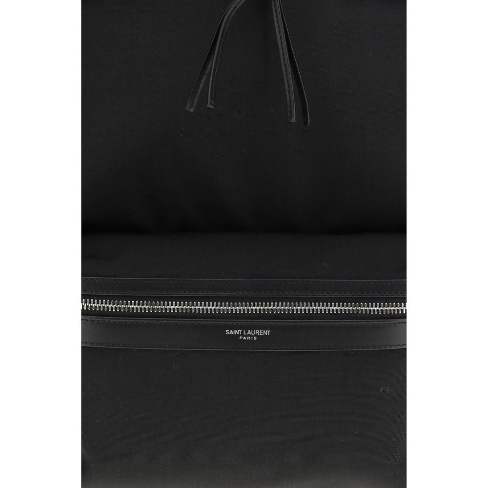 Saint Laurent City ECONYL Nylon Backpack – Black