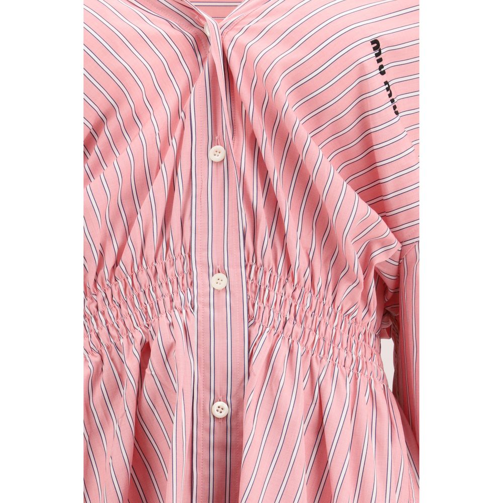 Miu Miu Multicolor Cotton Casual Dress