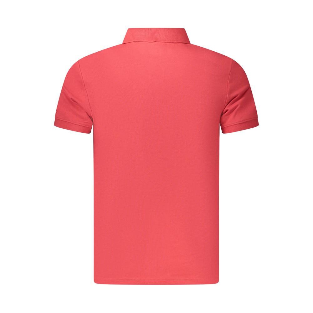 Timberland Red Cotton Men Polo Shirt