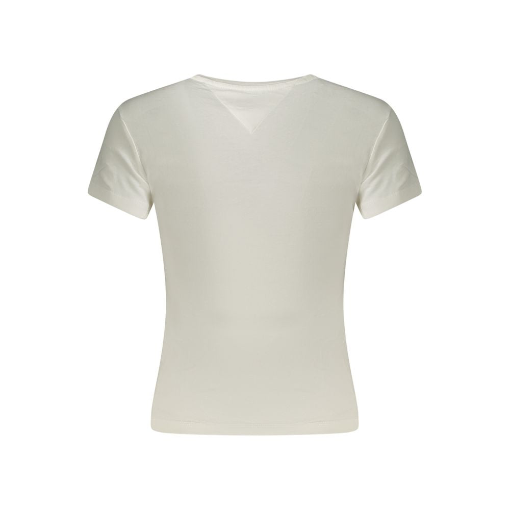 Tommy Hilfiger White Cotton Women T-Shirt