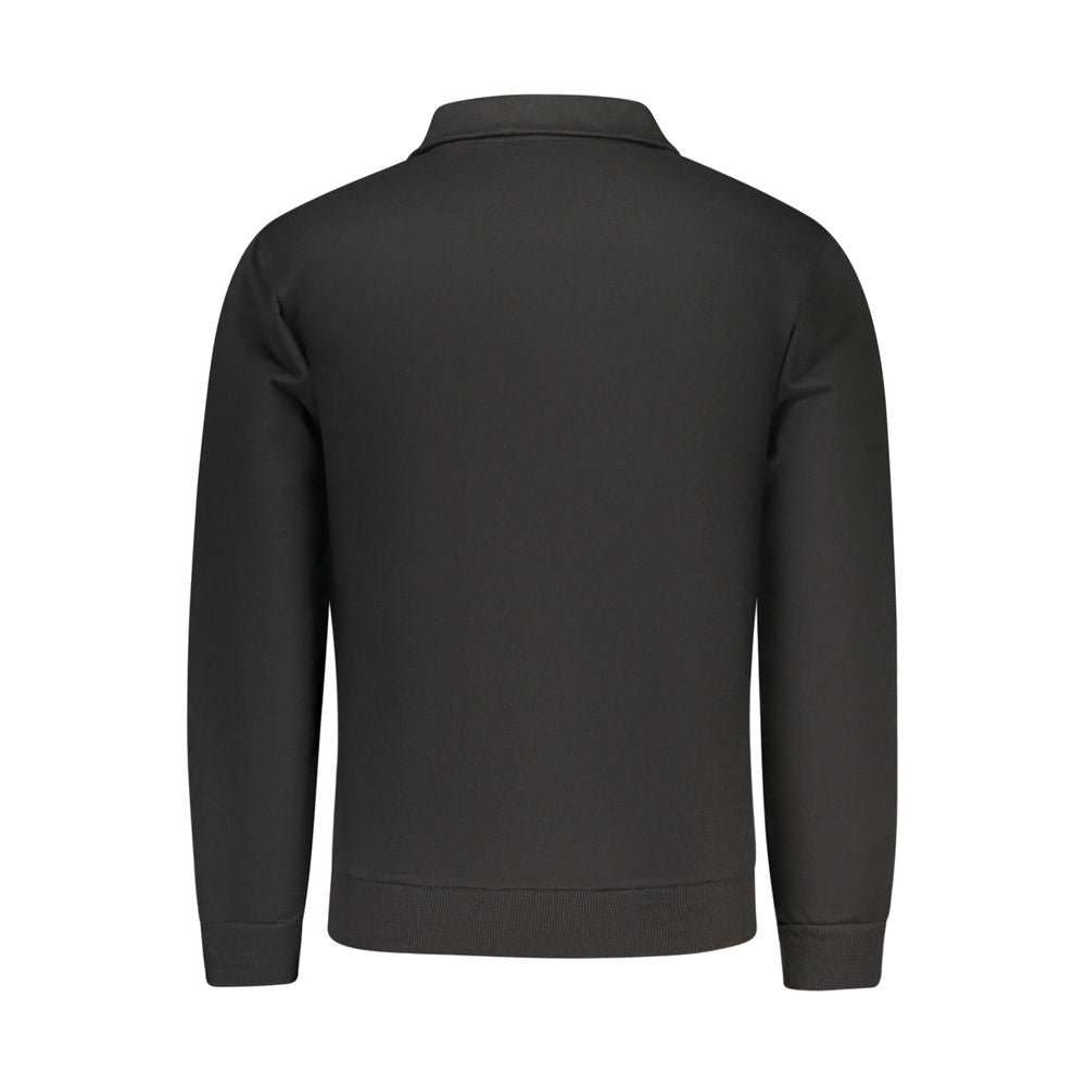 Superga Half-Zip Sweatshirt with Pockets – Black