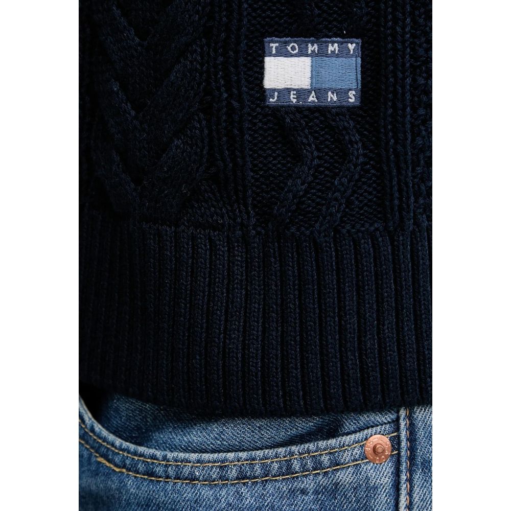 Tommy Hilfiger Jeans Blue Recycled Cotton Sweatshirt