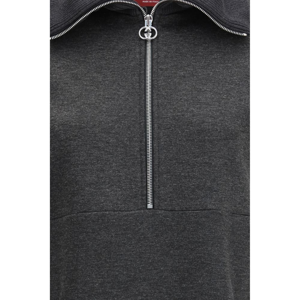 Gucci Double GG Cotton Dress – Grey