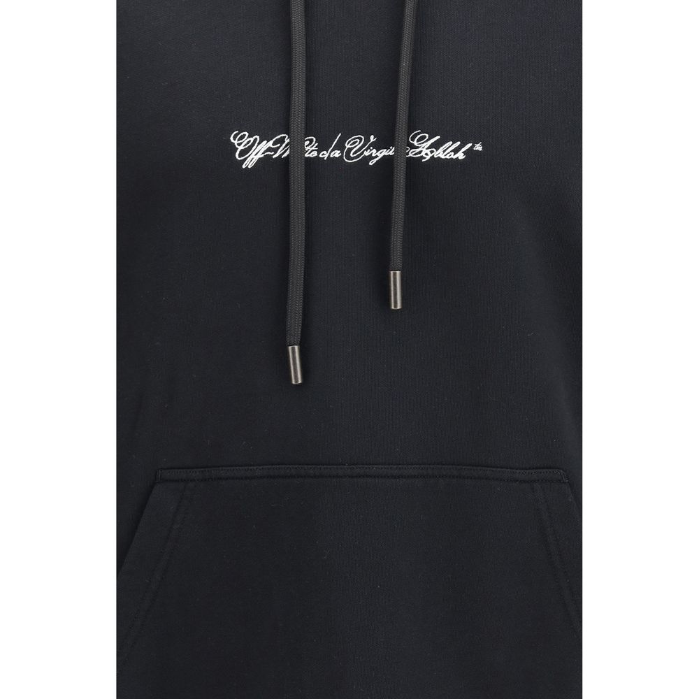 Off-White Black Cotton Sweatshirt