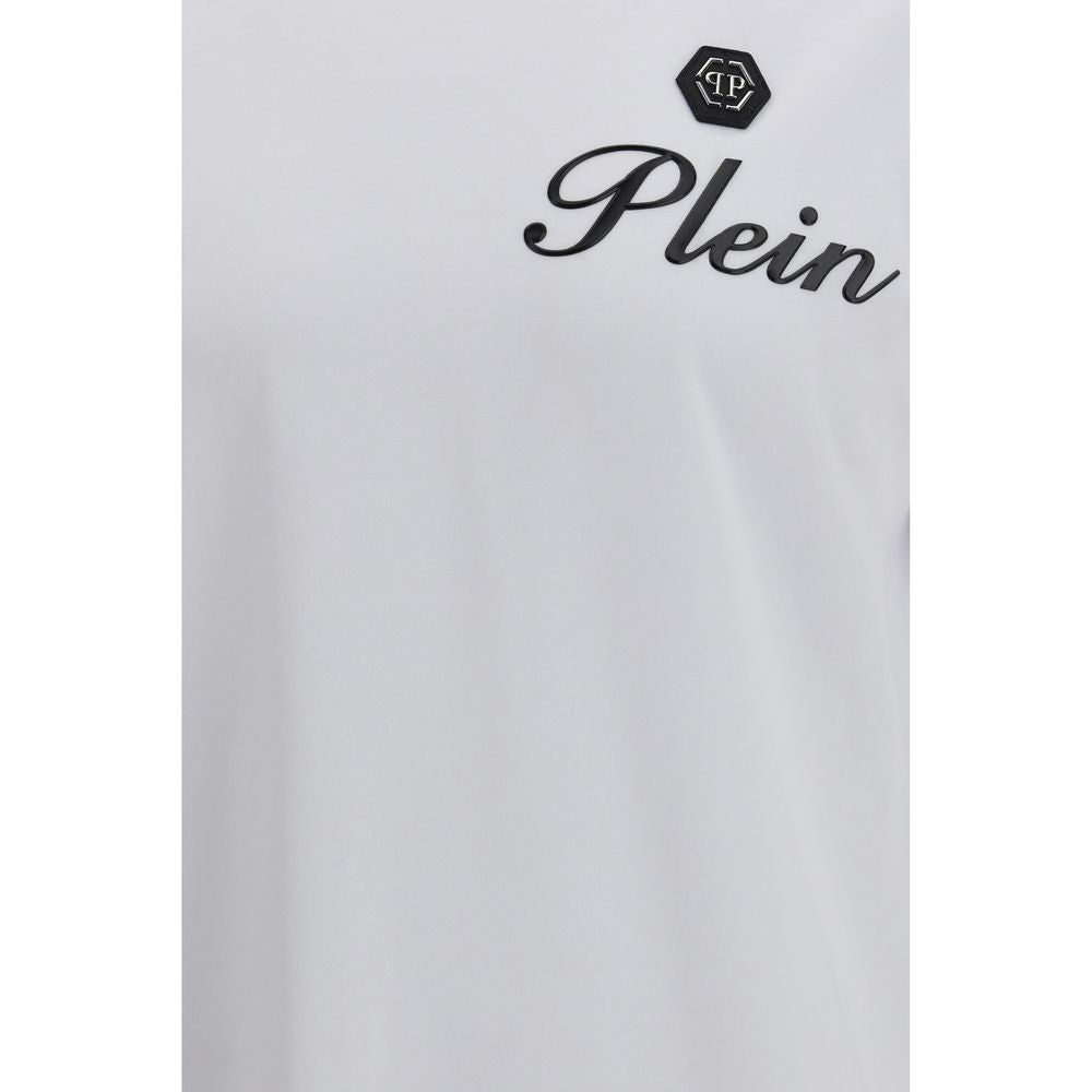 Philipp Plein White Cotton T-Shirt