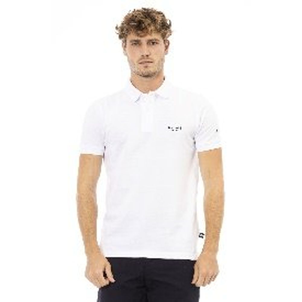 Baldinini Trend Cotton Polo Shirt – Black/White