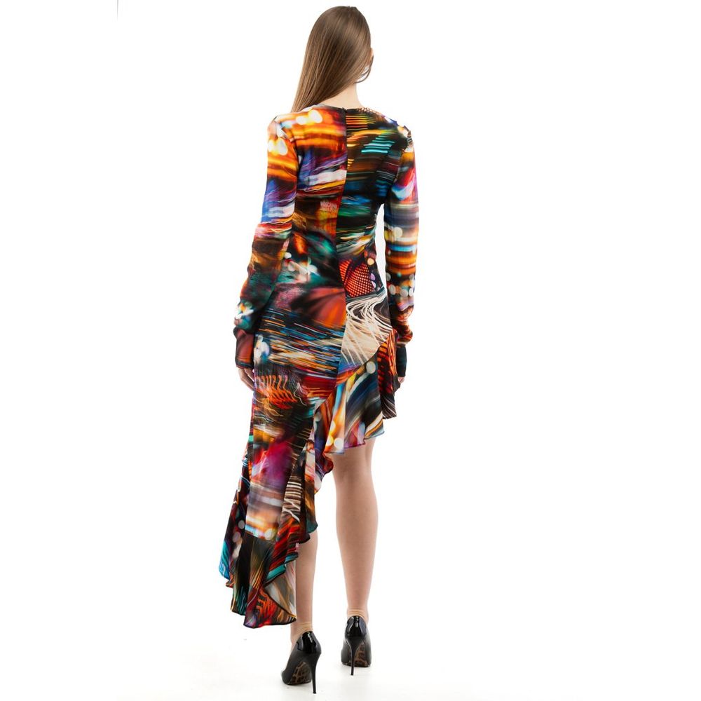 Moschino Viscose and Linen Dress – Multicolour