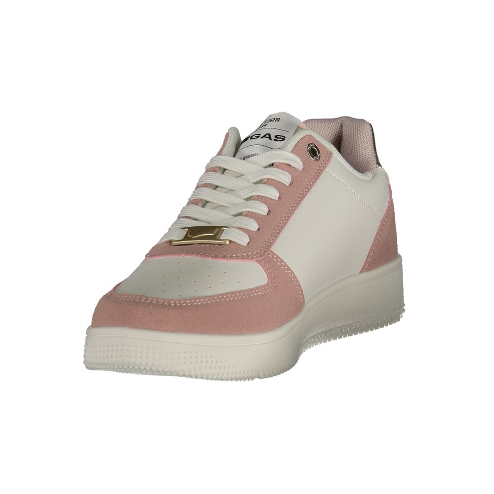 Gas White Polyurethane Women Sneaker