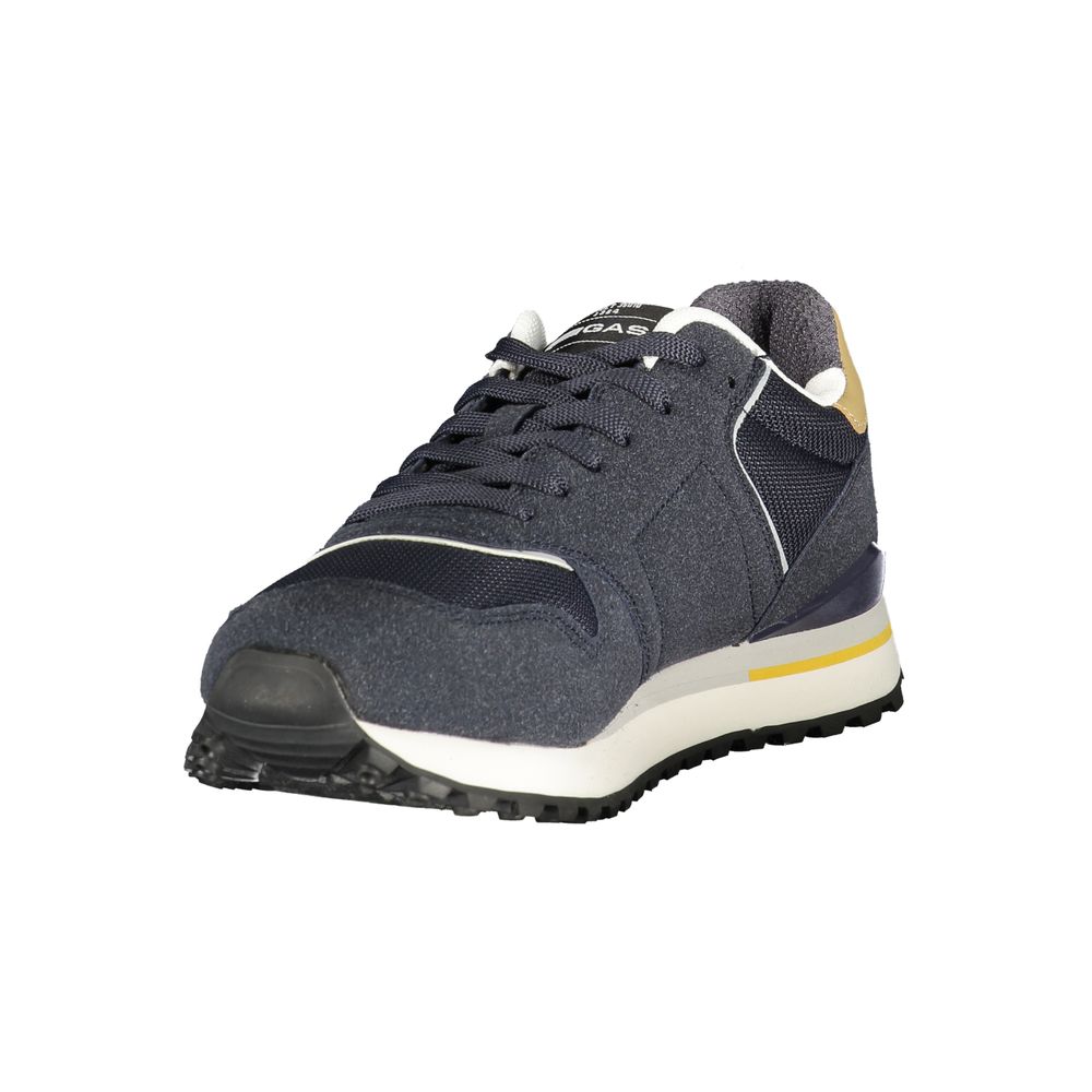 GAS ALBA MIX Men's Sneakers – Blue/Beige