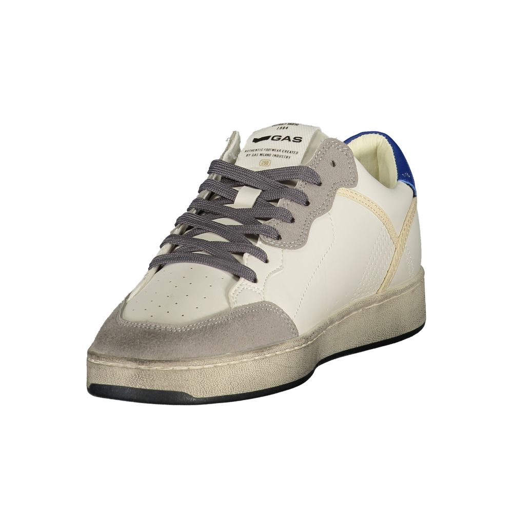 GAS GIOVI GS MIX Men's Sneakers – White/Blue