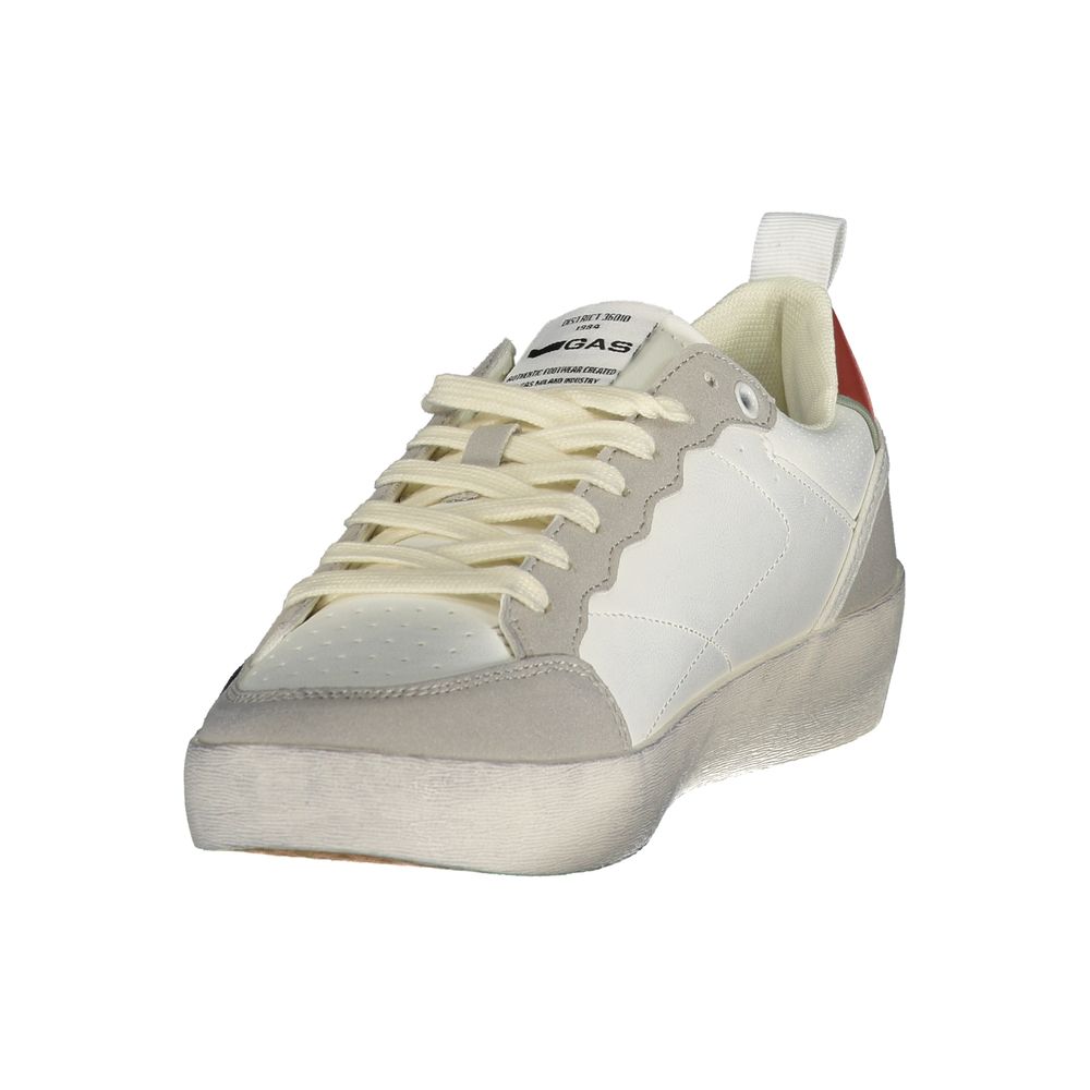 Gas White Polyurethane Men's Sneaker