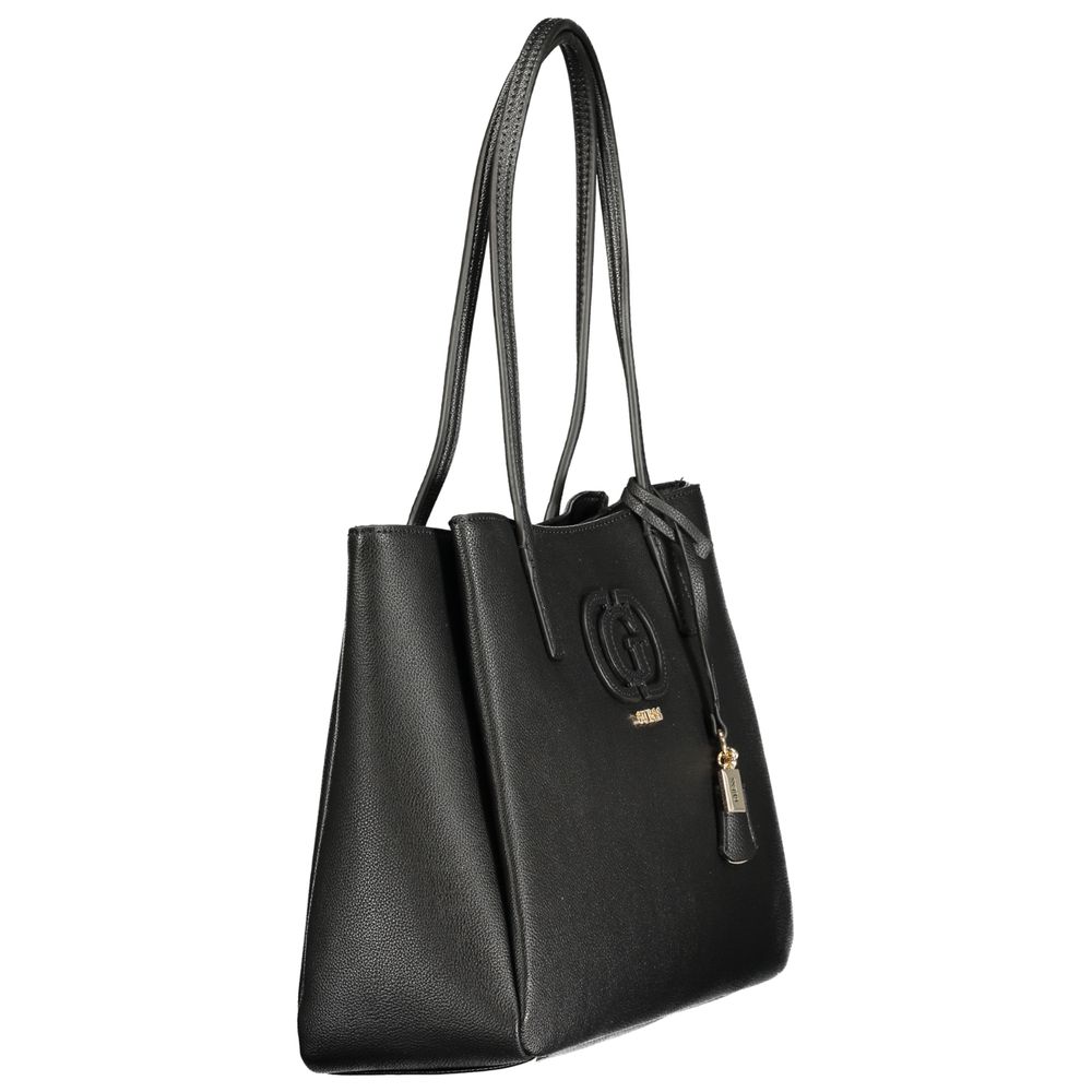 Guess Jeans Black Polyethylene Handbag