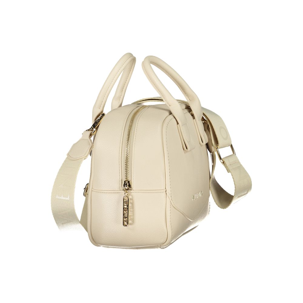 Valentino Beige Polyurethane Women's Bag with Shoulder Strap and Handles