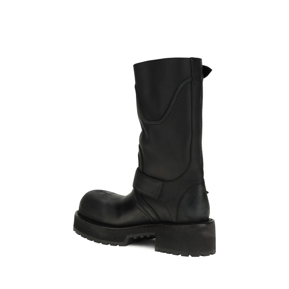 Balenciaga Venom Calf-Leather Boots – Black