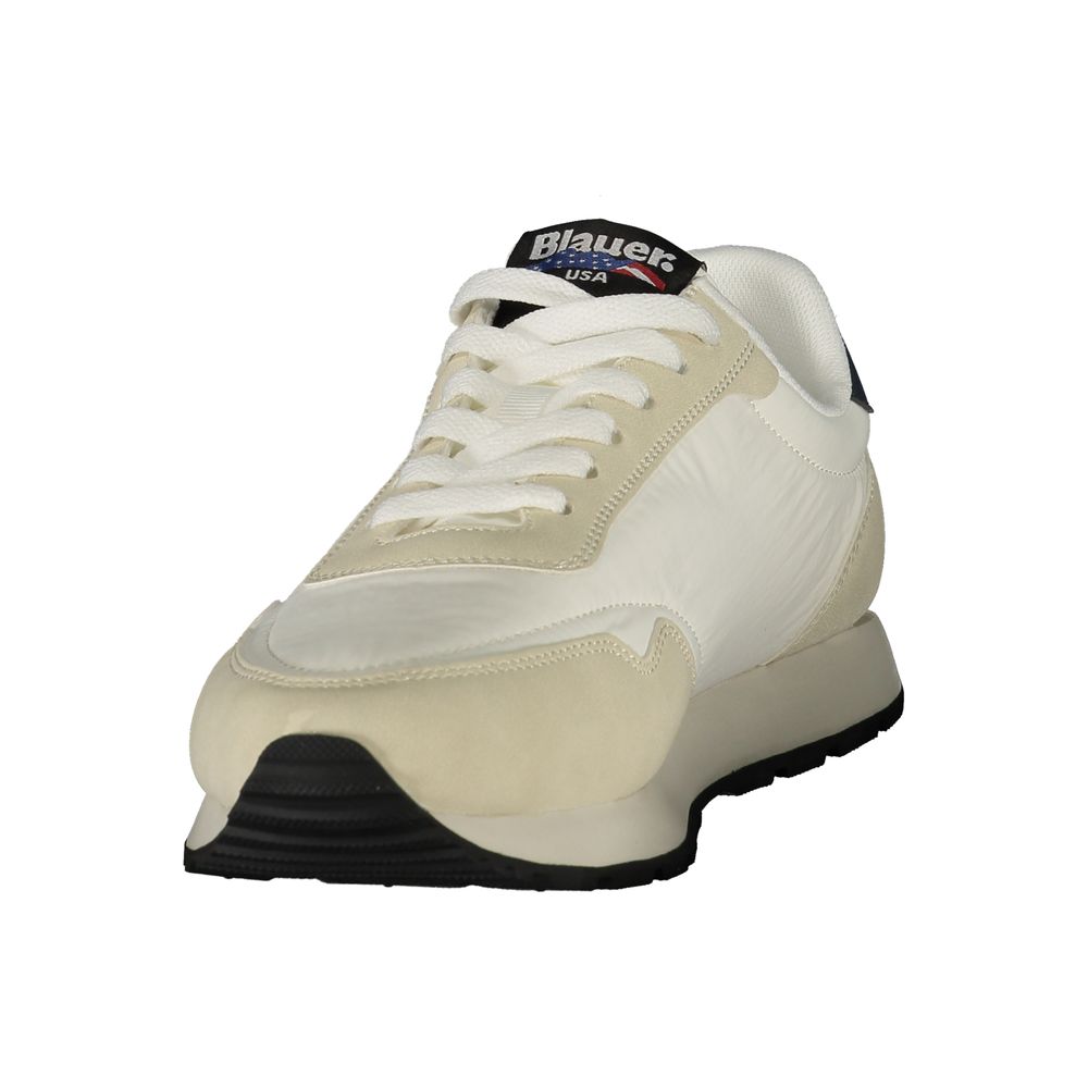 Blauer Sneakers with Contrast Details – White