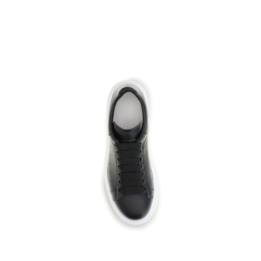 Alexander McQueen Calf Leather Platform Sneakers – Black