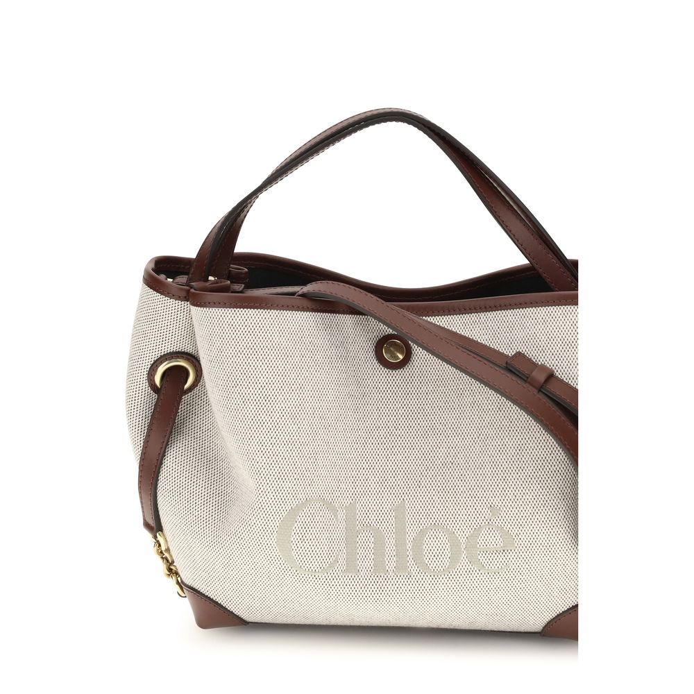 Chloé Clover Jacquard Handbag – Beige
