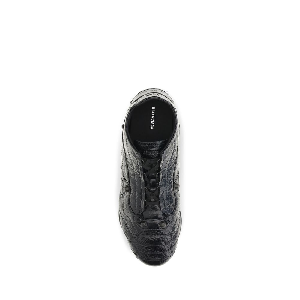 Balenciaga City Leather Sneakers – Black