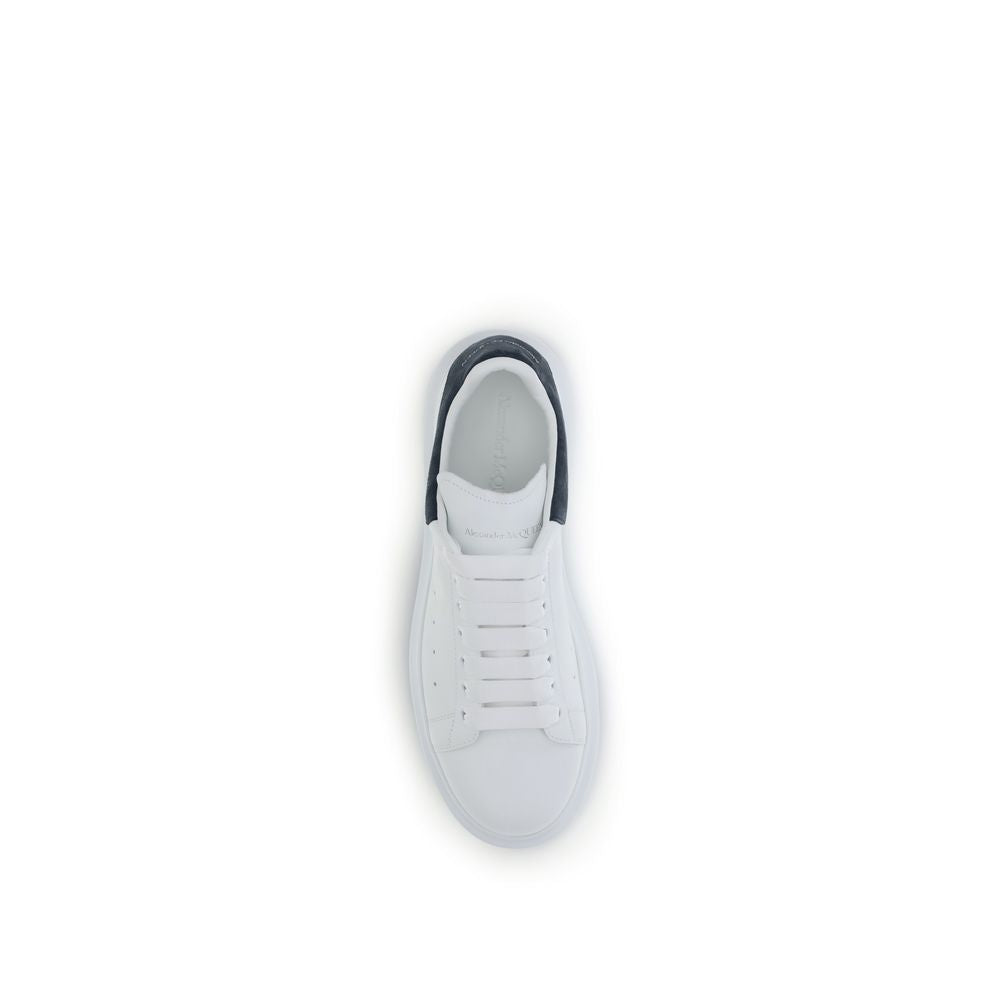 Alexander McQueen Oversized Leather Sneakers – White