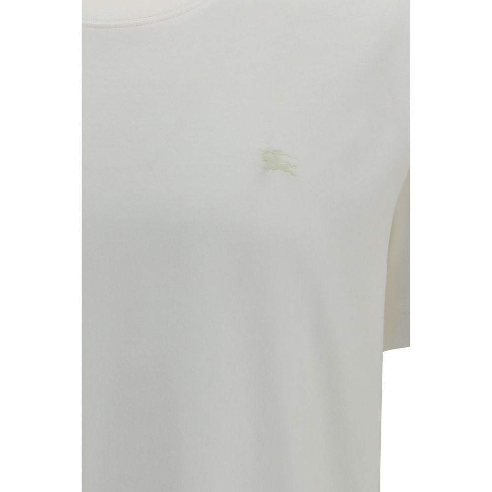 Burberry Equestrian Knight Embroidered T-Shirt – White