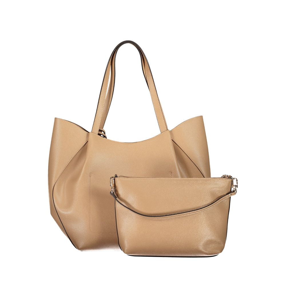 Guess Jeans Amorette Shopping Bag – Beige