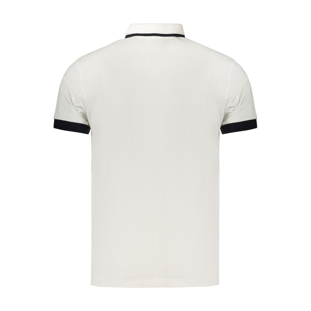 Refrigiwear Men's Polo with Contrast Details – White