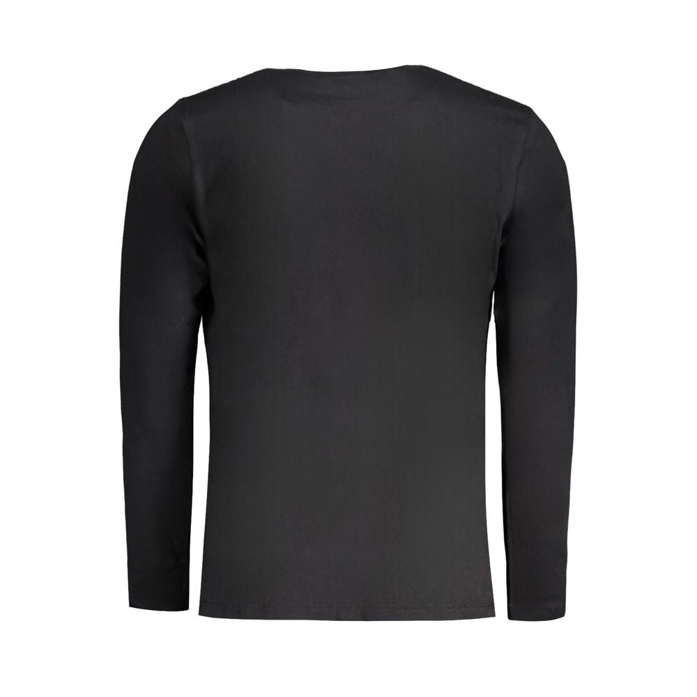 Pepe Jeans Men's Long-Sleeve Cotton T-Shirt – Black