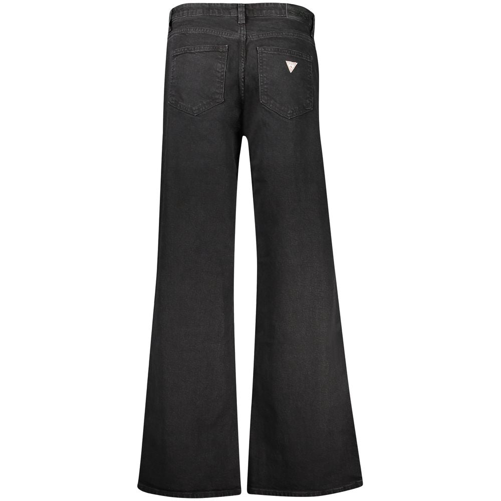 Guess Jeans Women's Wide-Leg Jeans – Black