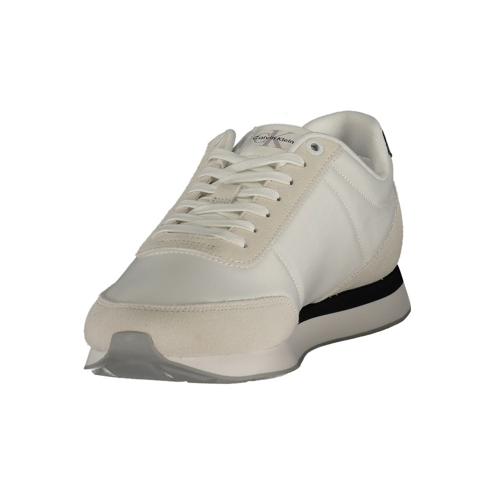 Calvin Klein Sneakers with Removable Footbed – White