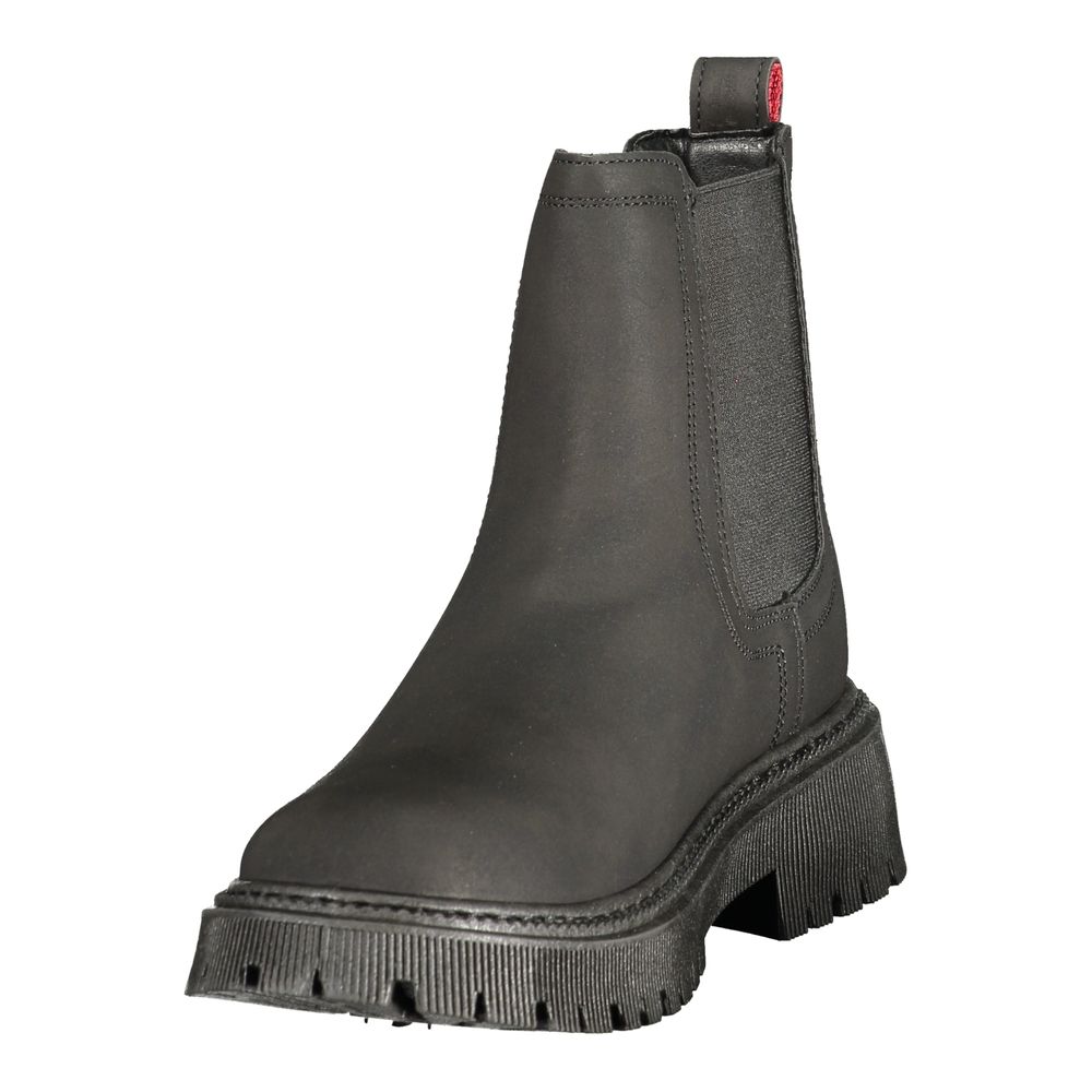 U.S. POLO ASSN. Women's Polyurethane Ankle Boots – Black