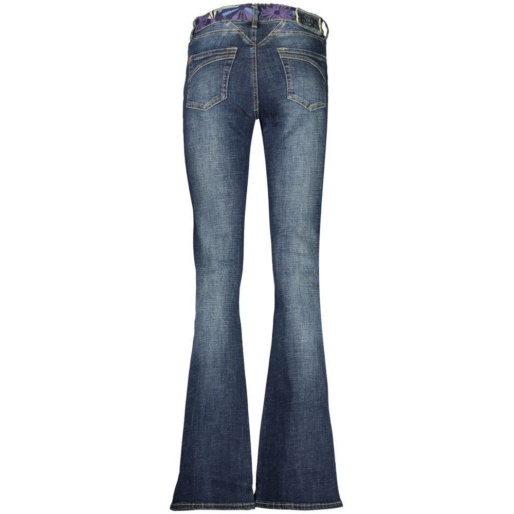 Desigual Women's Embroidered Jeans – Blue