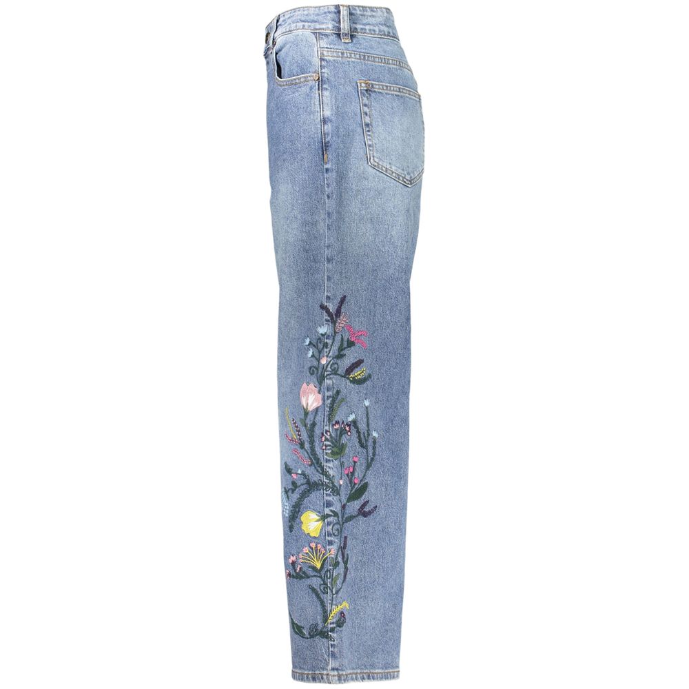 Desigual Bridget Embroidered Jeans – Blue
