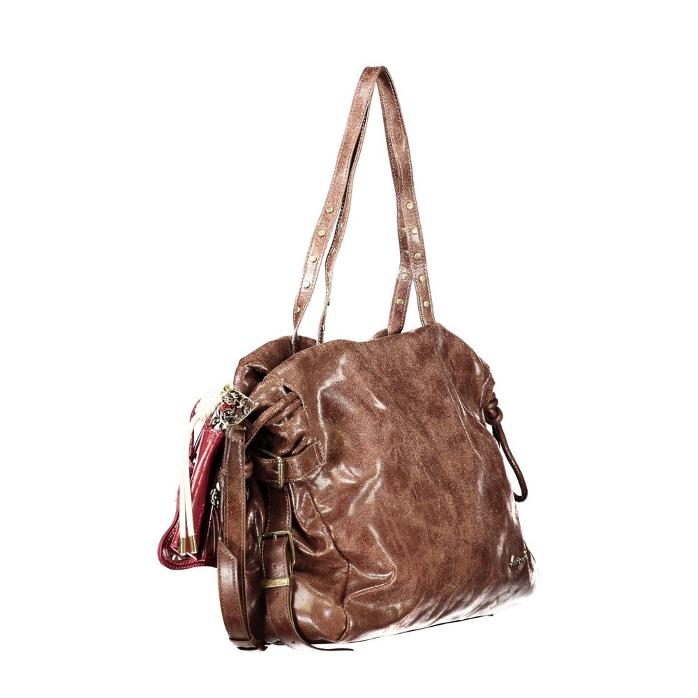 Desigual Galaxy Lifta 2.0 Polyurethane Shoulder Bag – Brown