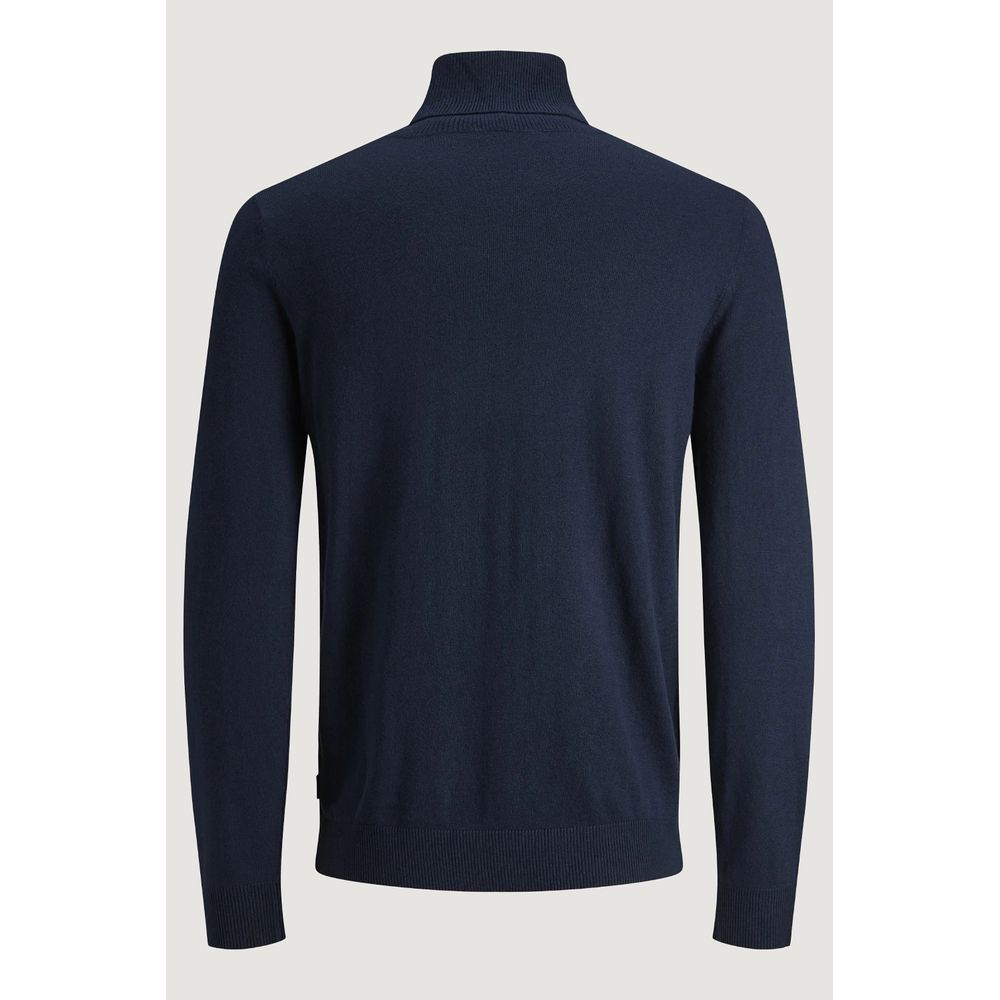 Jack & Jones JJEEMIL Roll-Neck Sweater – Blue
