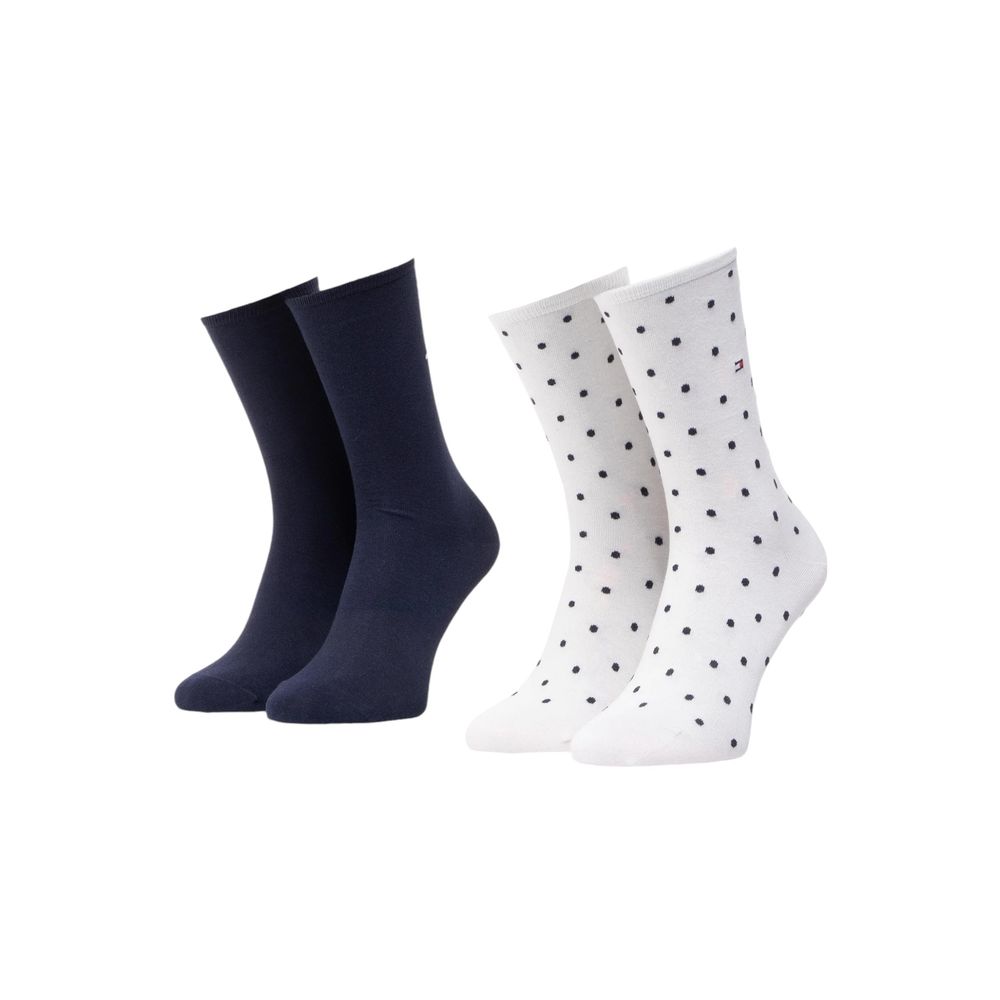 Tommy Hilfiger Sock Dot Socks – White, 2-Pack