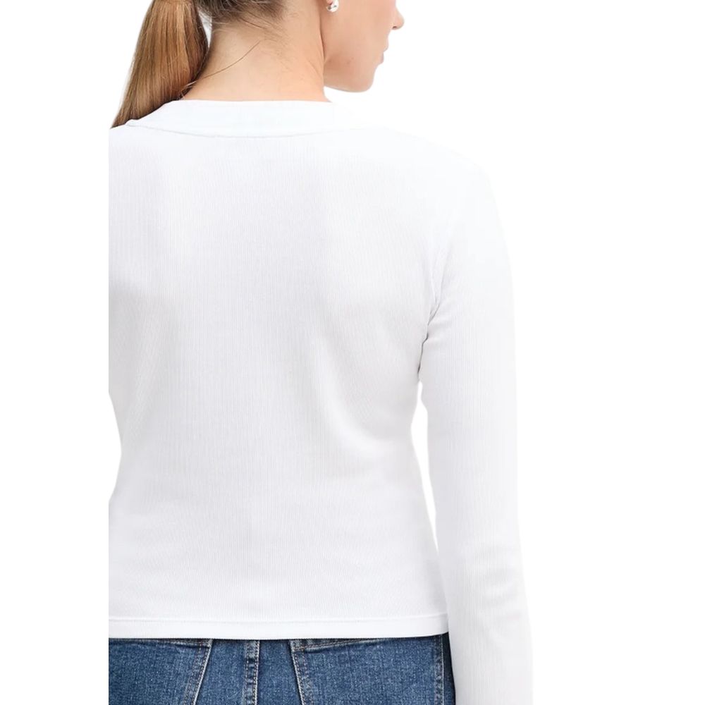 Calvin Klein Jeans LV047A803G Cropped T-Shirt – White
