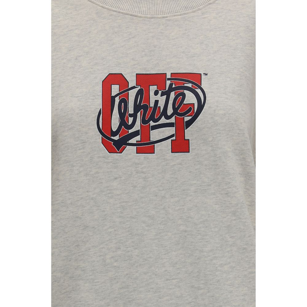 Off-White Off College Sweatshirt – Grey