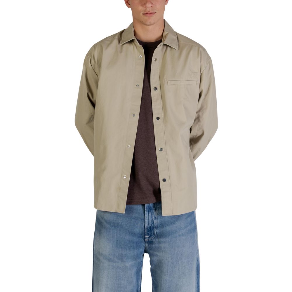 Calvin Klein Jeans LV04RE109G men's cotton jacket – beige