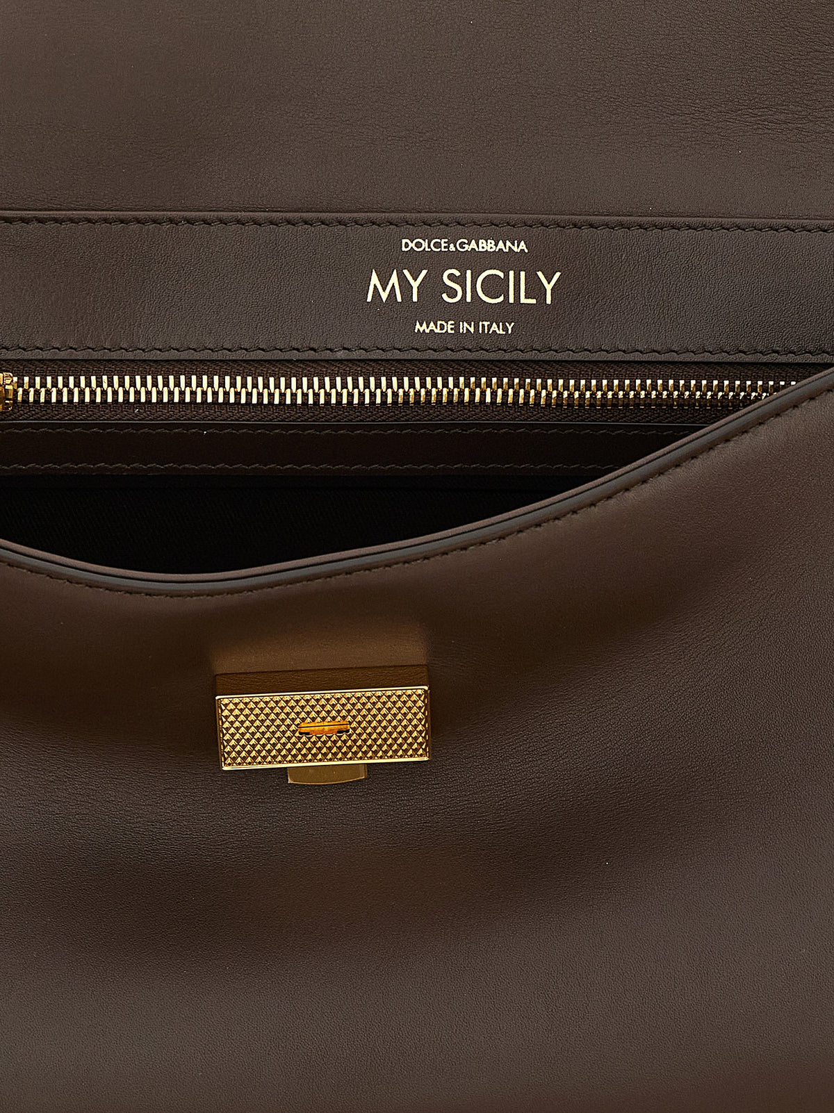 Dolce & Gabbana Brown Calfskin Handbag