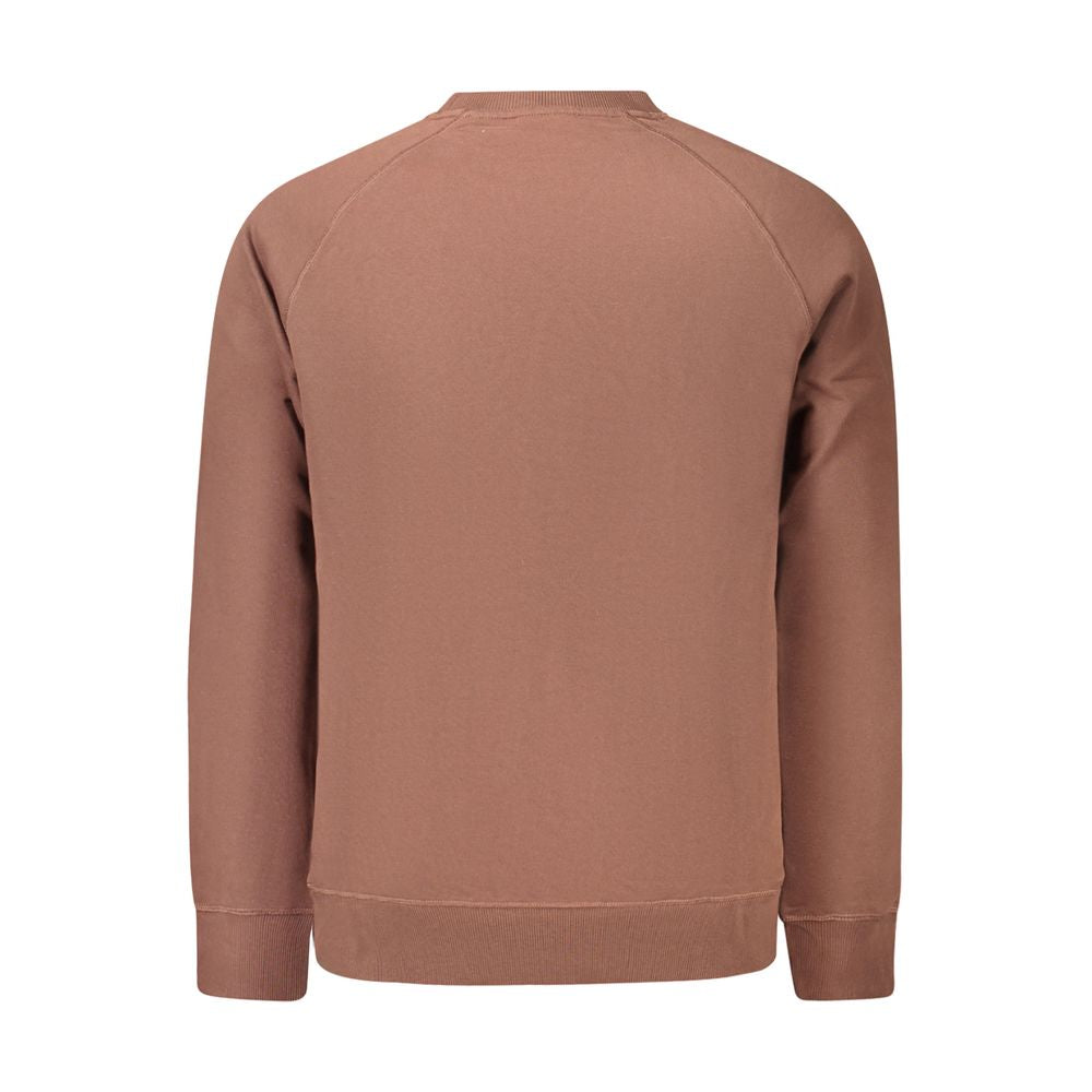 Timberland Cotton Embroidered Logo Sweatshirt – Brown
