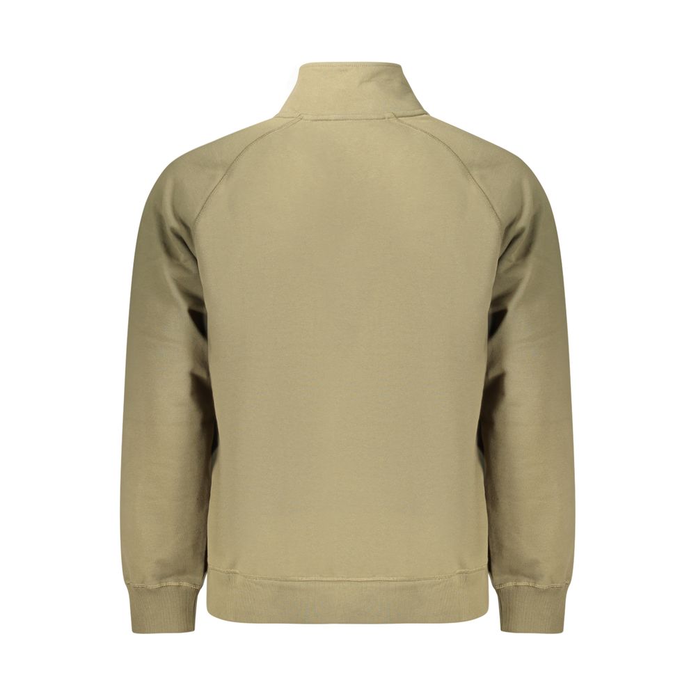 Timberland Green Half-Zip Cotton Sweatshirt