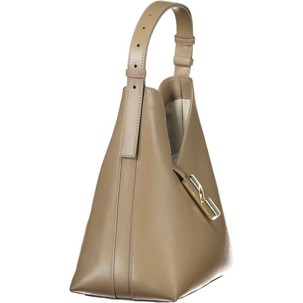 Furla Drop M Hobo skuldertaske i læder – grøn