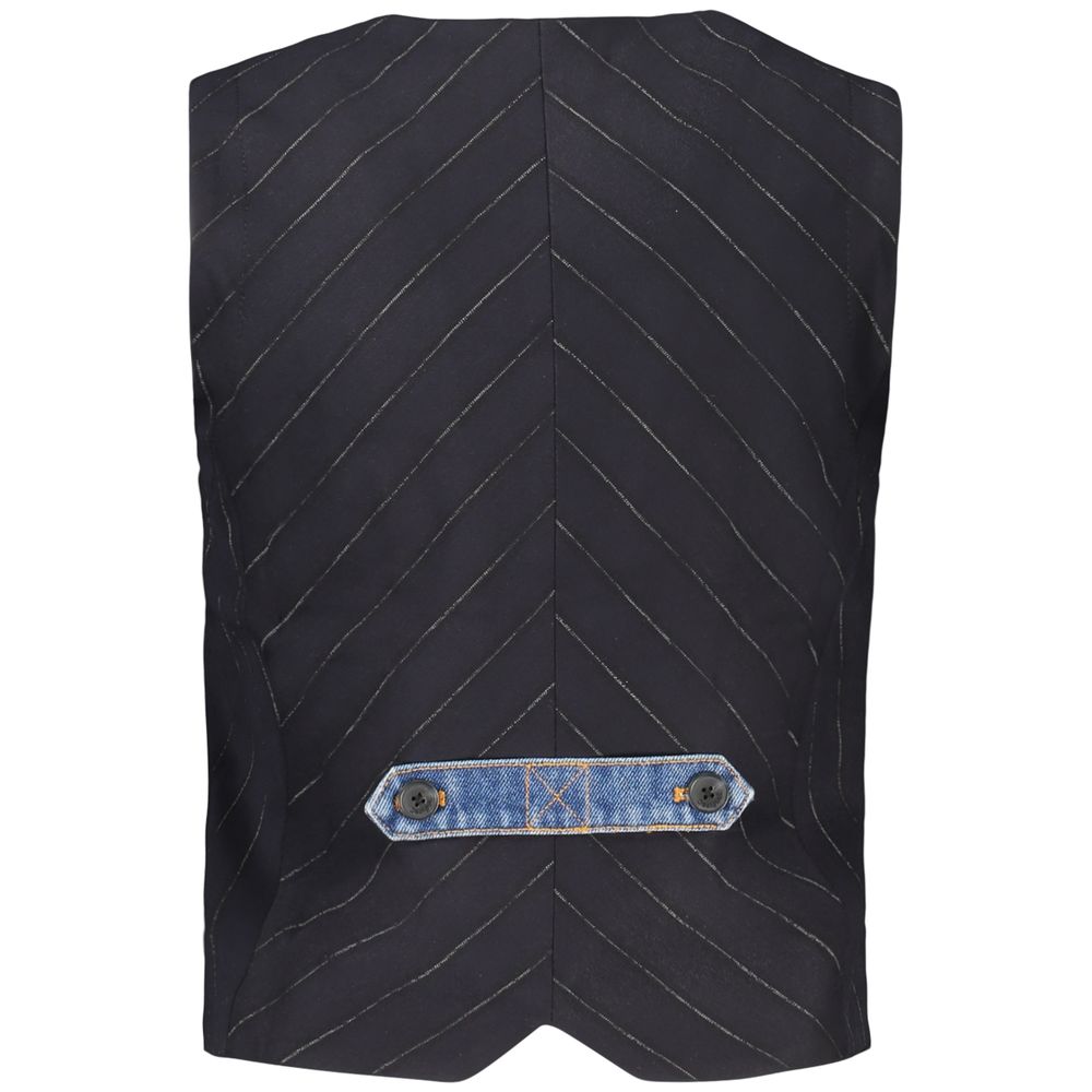 Blå Desigual Double Diplo vest