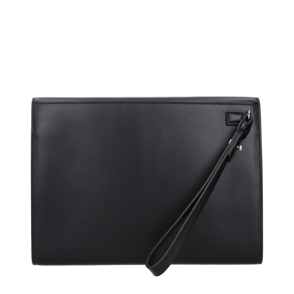 Ferragamo Leather Clutch – Black (661698785159)